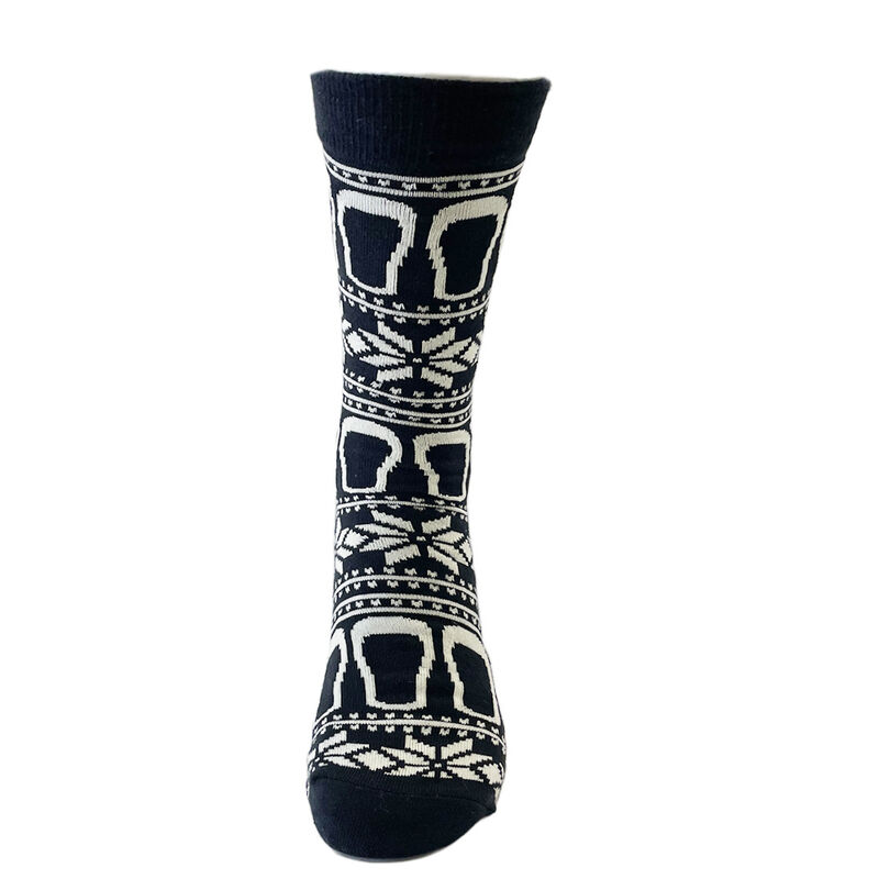 Guinness Christmas Black & Cream Pint Design Socks